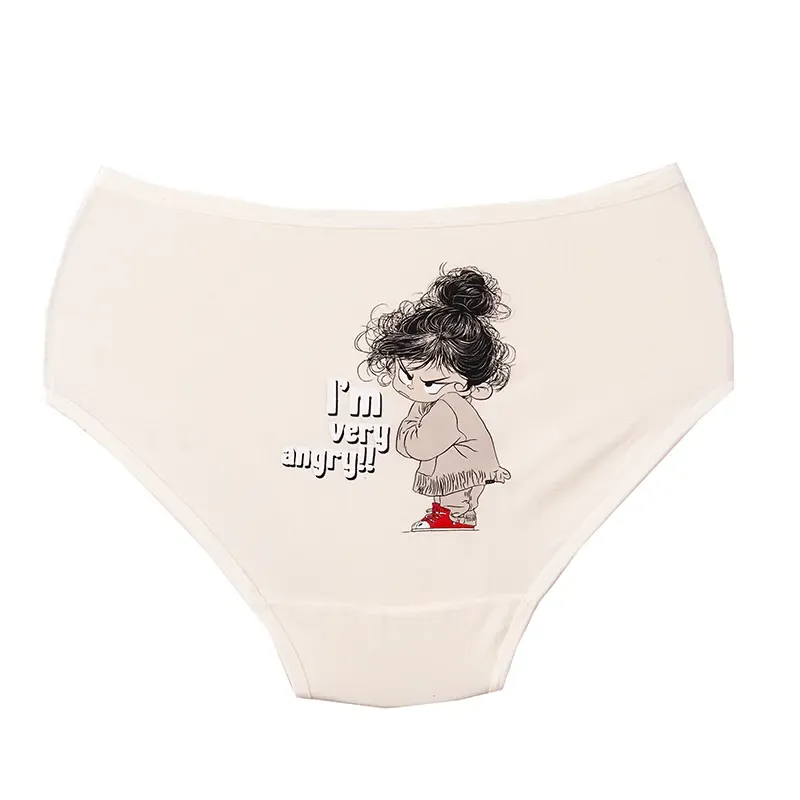 شورت اسلیپ نخی زنانه بانوج طرح دختر سایز XL